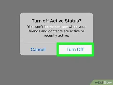 Imagen titulada Hide "Active Now" on Facebook Messenger Step 5